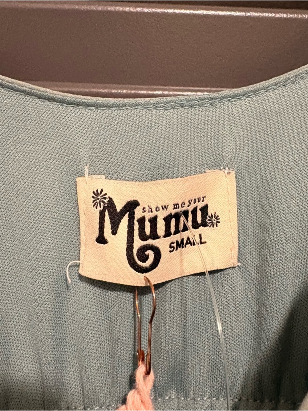 Show Me Your Mumu Caitlin Ruffle Maxi Dress in sage green color - Picture 3 of 11
